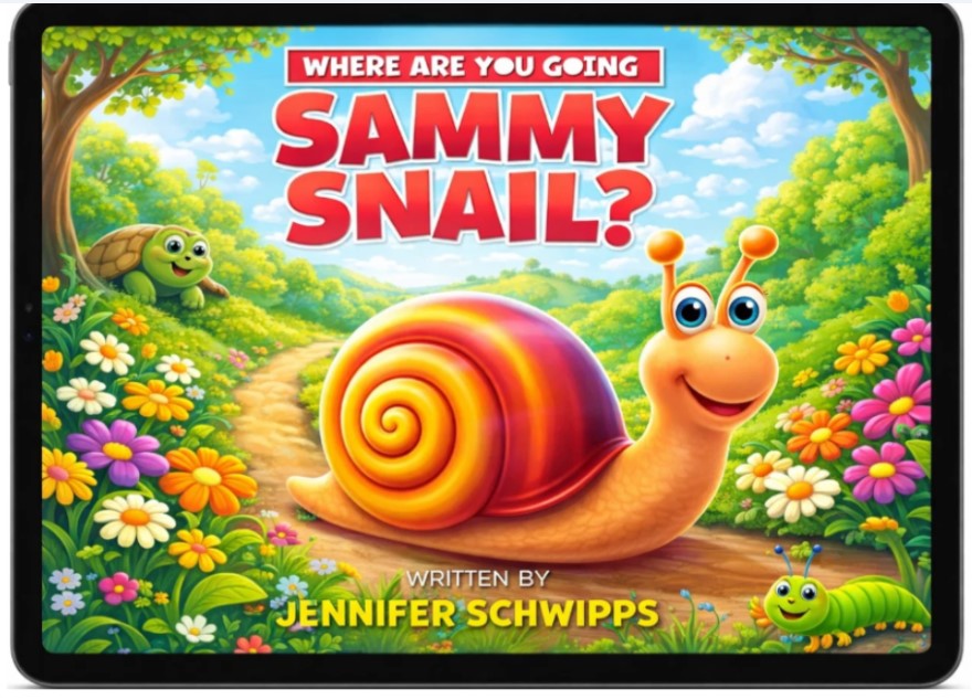 Where Are You Going, Sammy Snail? Arrives as a Gentle Reminder to Slow Down and Find Joy
